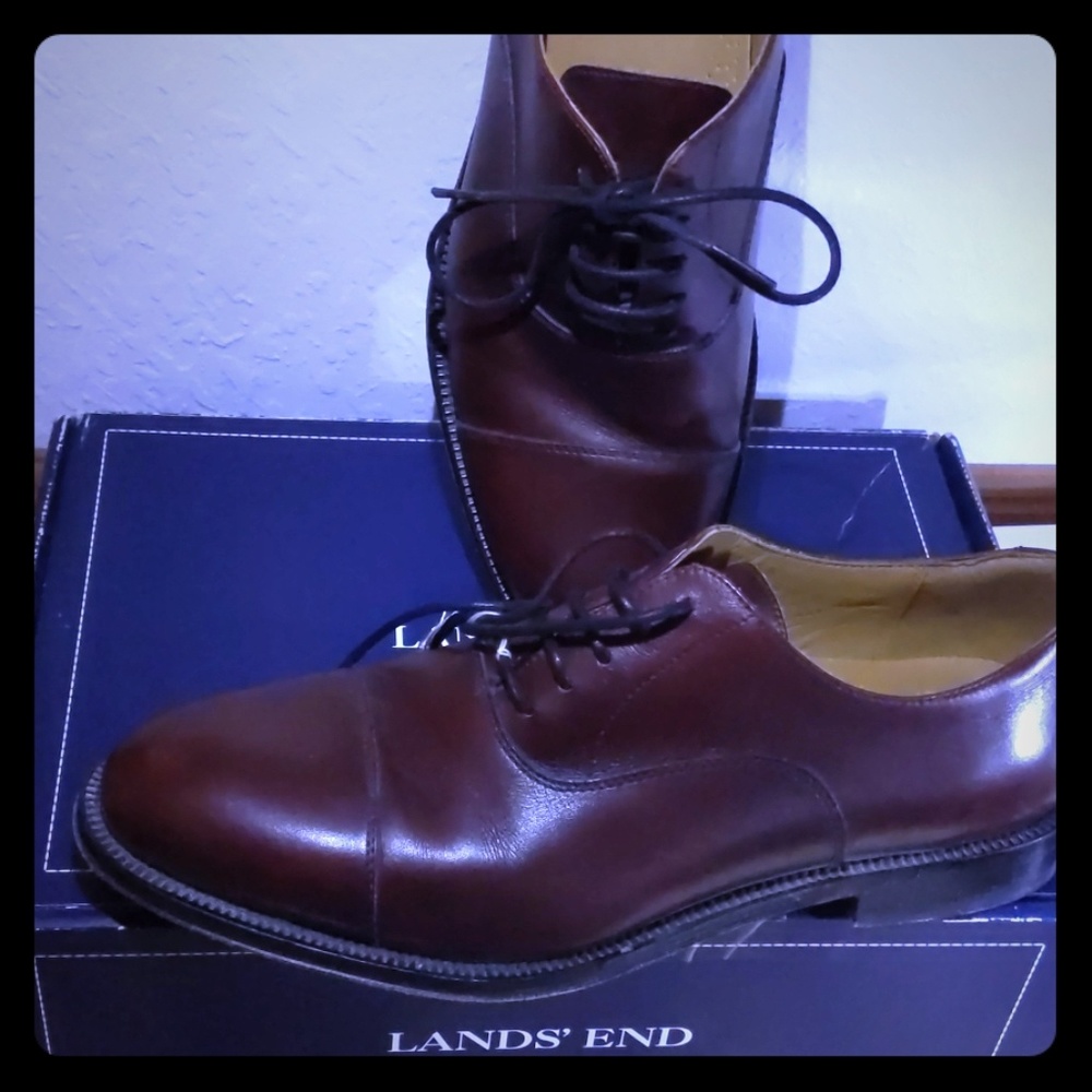 Lands' End Brown Mens Shoes